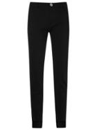 Uma Raquel Davidowicz Skinny Trousers, Women's, Size: 44, Black, Cotton/spandex/elastane