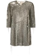 Luisa Cerano Trumpet Sleeve Top - Nude & Neutrals