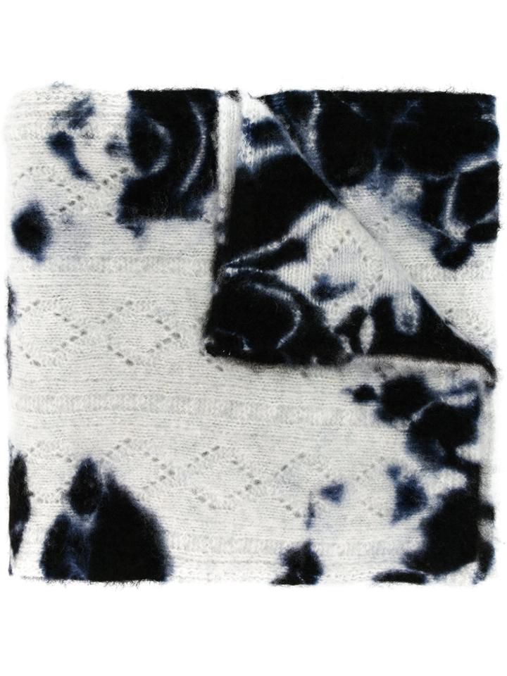 Suzusan Madara Shibori Scarf - Grey