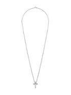 Kasun London Cross Pendant Necklace - Metallic