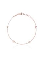 Jacquie Aiche Diamond And 14k Rose Gold Bracelet