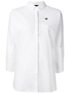 Philipp Plein Columba Shirt, Women's, Size: Xxl, White, Cotton