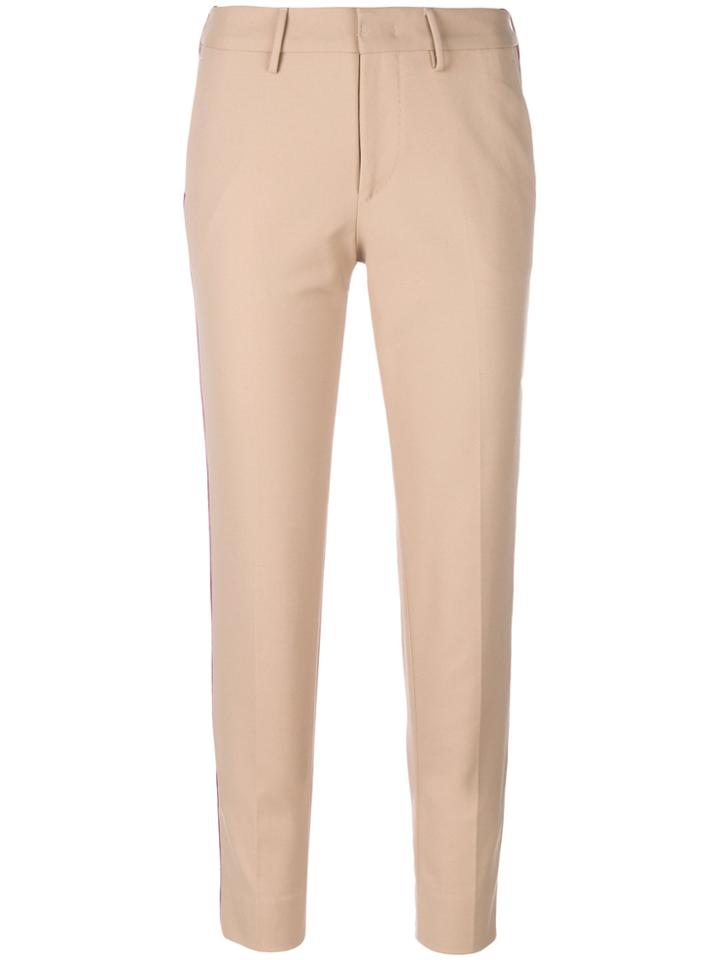 Erika Cavallini Front Pleat Checked Pants - Multicolour