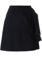 Victoria Victoria Beckham Knot Detail Skirt - Black