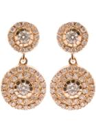 Ileana Makri Double 'solitaire' Diamond Earrings
