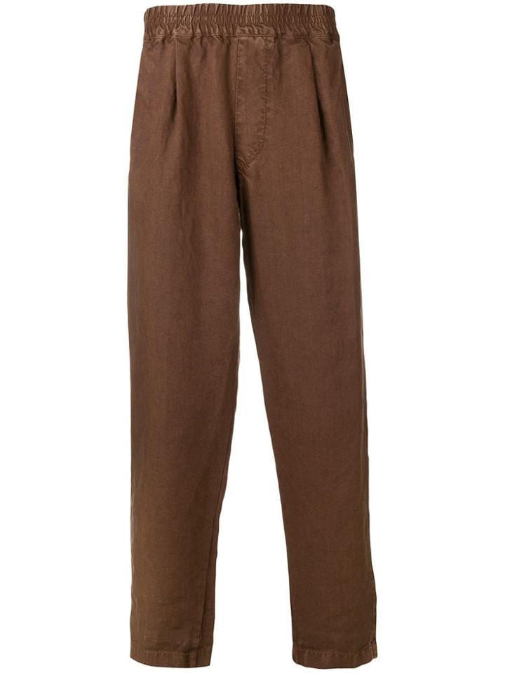 The Gigi Classic Loose Trousers - Brown