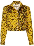 Versace Vintage 1980's Cropped Jacket - Yellow