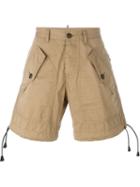 Dsquared2 Multi Pocket Shorts, Men's, Size: 46, Nude/neutrals, Cotton