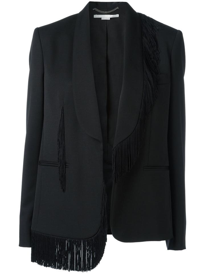 Stella Mccartney - Floriane Jacket - Women - Cotton/viscose/wool - 36, Black, Cotton/viscose/wool