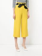 Guild Prime Belted Cropped Trousers - Yellow & Orange