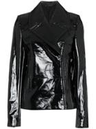 Haider Ackermann Vinyl Blazer Jacket - Black