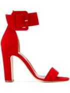 Paris Texas Buckled Sandals - Red