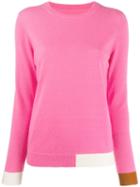 Chinti & Parker Colour Block Jumper - Pink