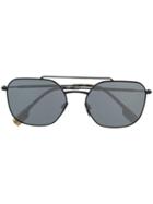 Burberry Eyewear Oval Sunglasses - Black