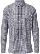 Raf Simons Checked Button Down Shirt, Men's, Size: 46, Black, Cotton