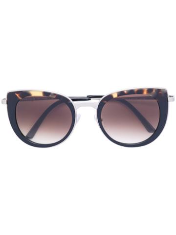 Peter & May Walk - Cat Eye Sunglasses - Women - Metal - 49, Black, Metal