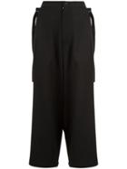 Yohji Yamamoto High-waisted Trousers - Black