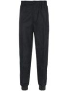 Alexander Mcqueen Zip-cuff Wool Trousers - Grey