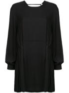 Iro Open Back Flared Dress - Black
