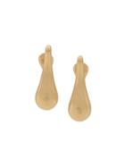 Monet Vintage 1980's Tear Drop Earrings - Gold