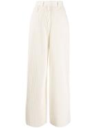 M Missoni High-waist Corduroy Trousers - Neutrals