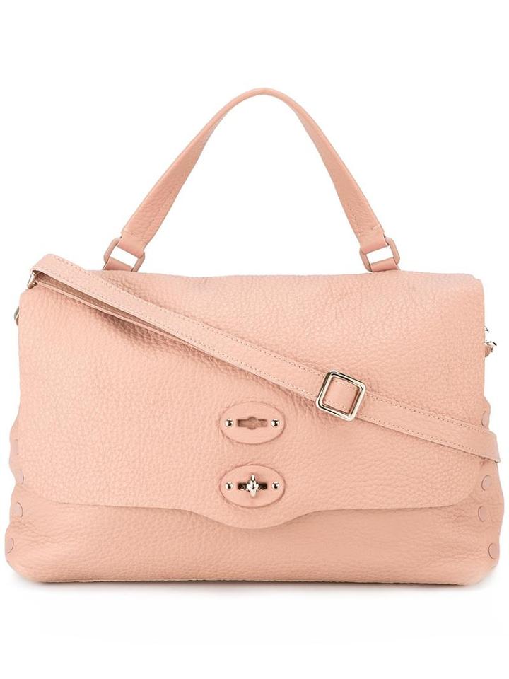 Zanellato Flap Closure Tote Bag, Women's, Pink/purple