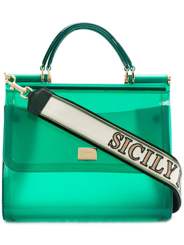 Dolce & Gabbana Large Sicily Bag - Green