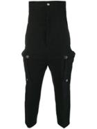 Rick Owens Ultra High Waisted Trousers - Black