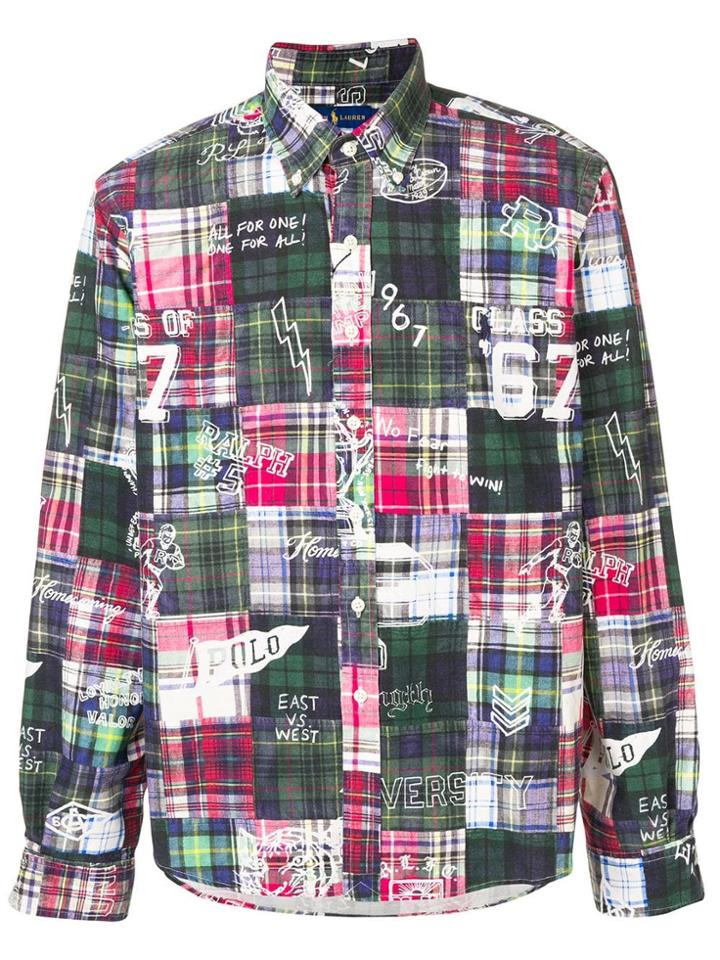 Ralph Lauren Plaid Patchwork Shirt - Green