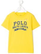 Ralph Lauren Kids Logo Print T-shirt, Boy's, Size: 10 Yrs, Yellow/orange