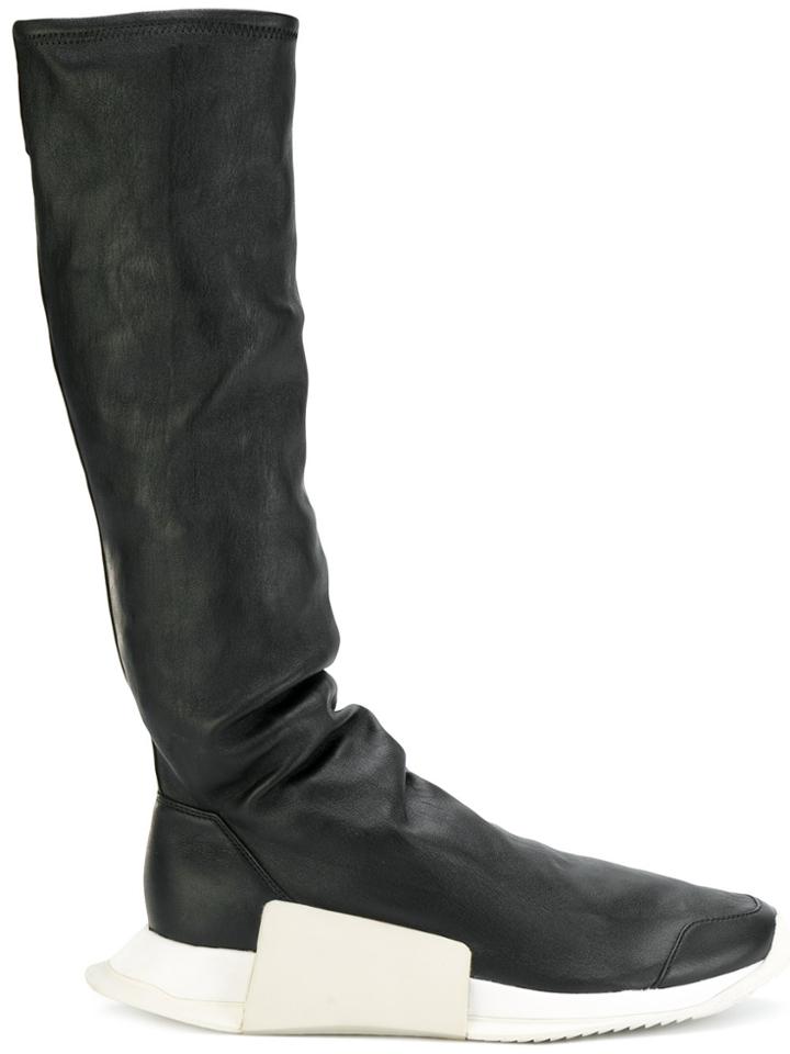 Rick Owens Sock Sneaker Boots - Black