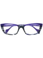 Face À Face Low Cat-eye Glasses - Pink & Purple