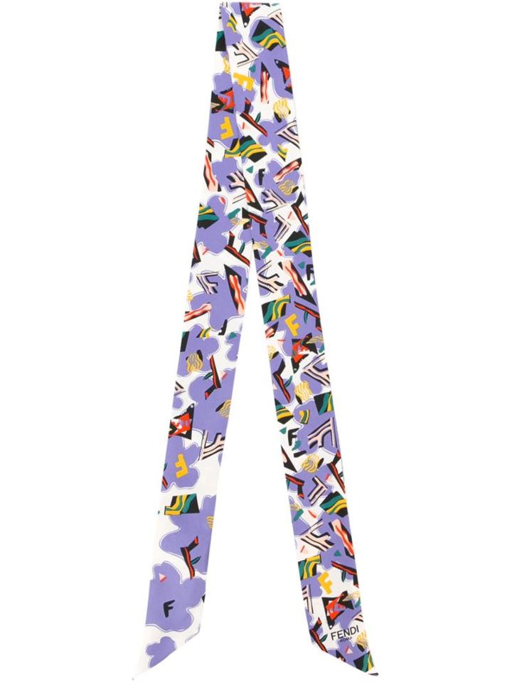 Fendi 'rainbow' Scarf, Women's, Silk