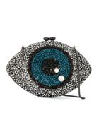 Isla Olho Crystal Clutch - Blue