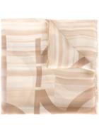 Salvatore Ferragamo 'sabbia' Scarf, Women's, Nude/neutrals, Silk