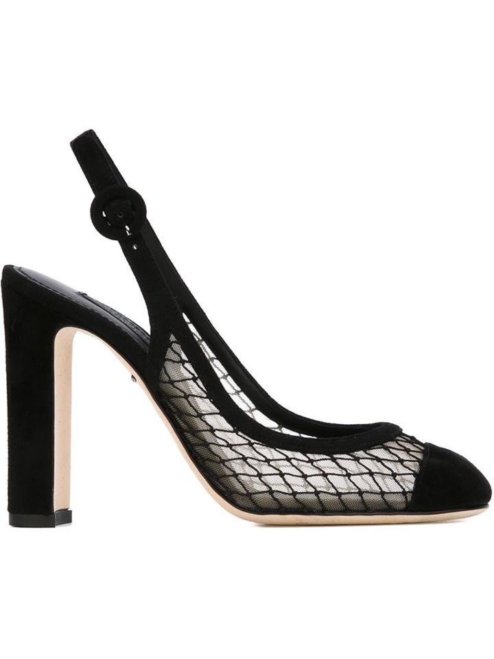 Dolce & Gabbana Tulle Pannel Pumps