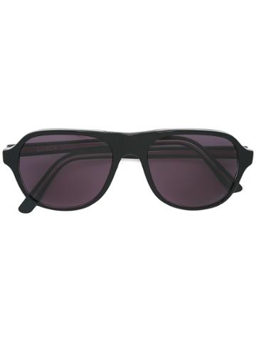 Lesca Matt Sunglasses - Black
