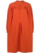 Aspesi Flared Shirt Dress - Yellow & Orange