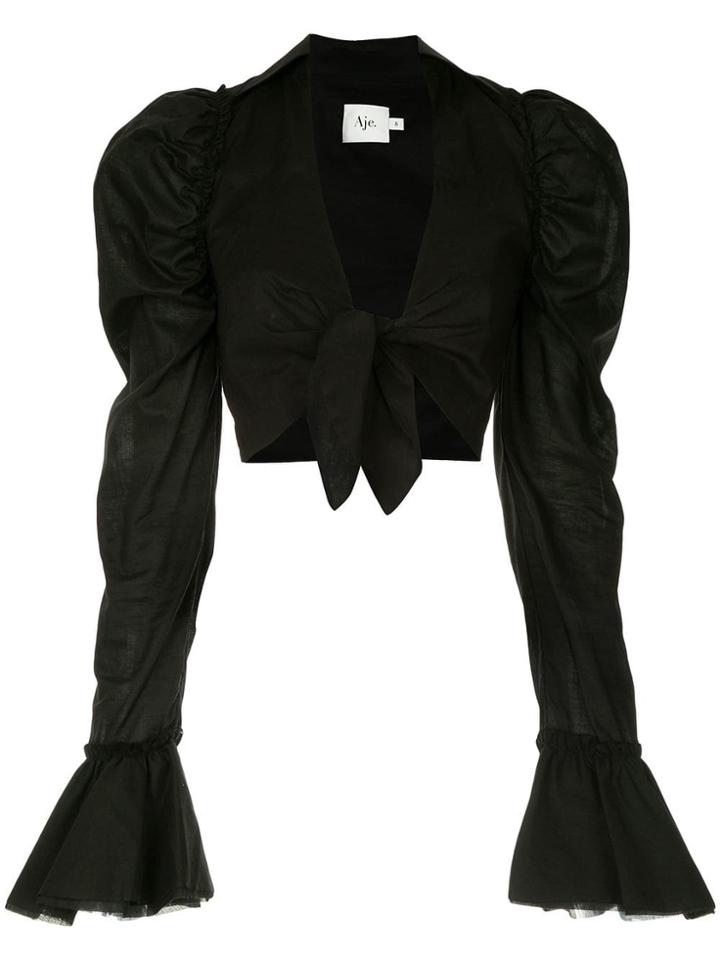 Aje Elbury Top - Black