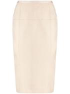 Nina Ricci Pre-owned Reverse Seam Skirt - Neutrals