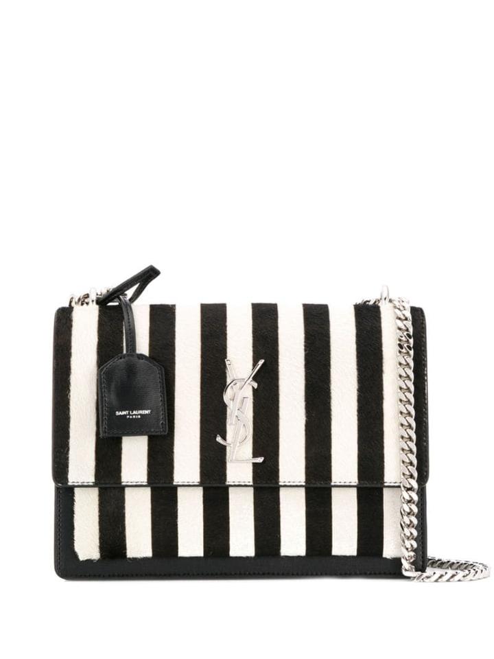 Saint Laurent Monogram Sunset Medium Bag - Black
