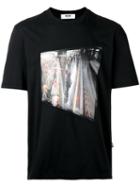 Msgm Printed T-shirt, Men's, Size: Xs, Black, Cotton