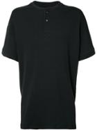 Ovadia & Sons - Henley T-shirt - Men - Cotton - S, Black, Cotton