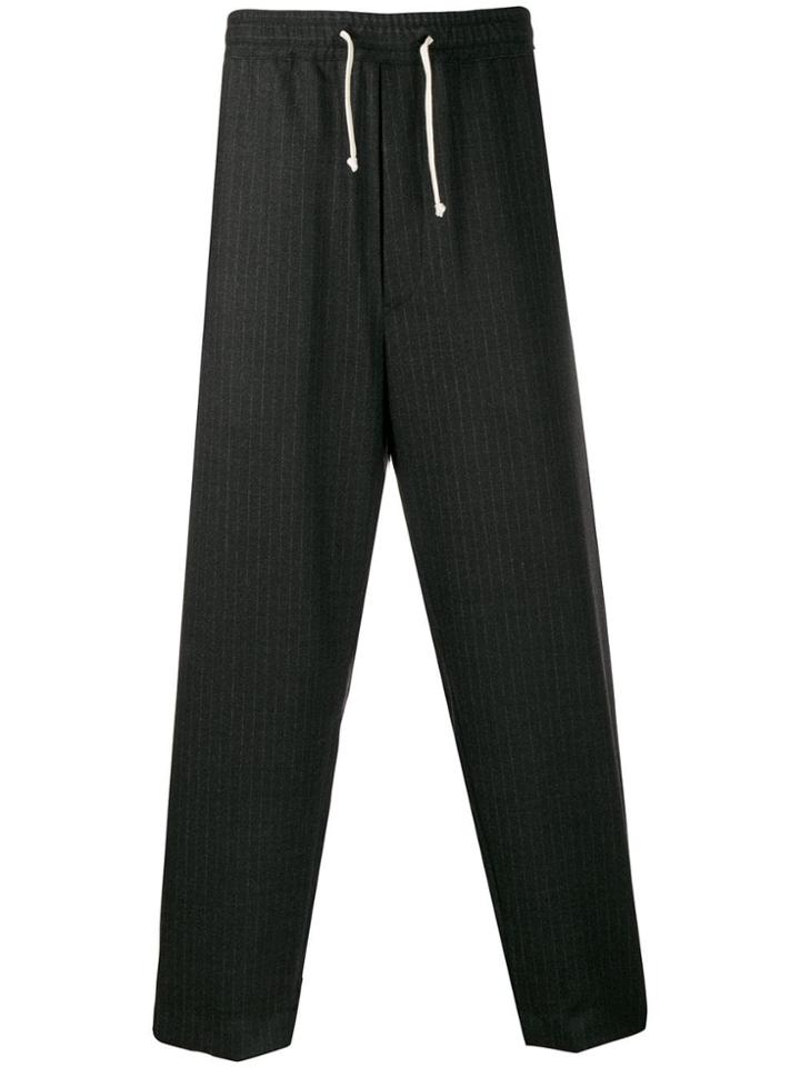 Société Anonyme Pinstripe Jogging Pants - Grey