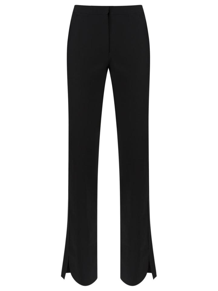 Mara Mac High Waisted Trousers - Black