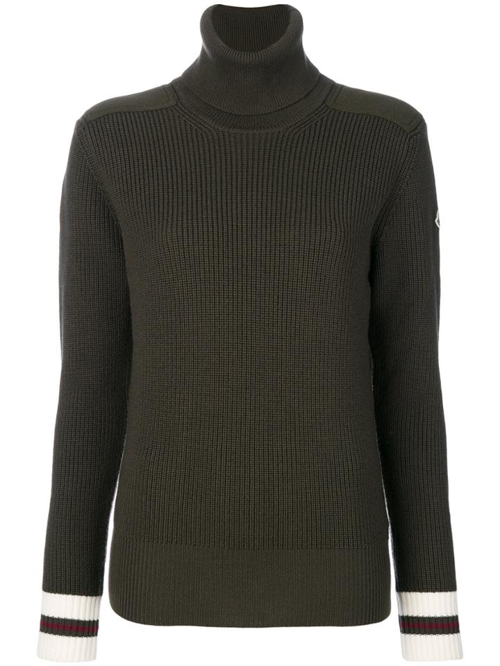 Moncler Roll Neck Sweater - Green