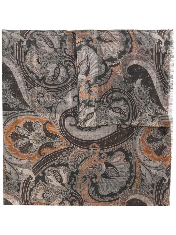 Etro Floral Pattern Scarf - Multicolour