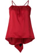 Y-3 Tie-back Camisole - Red