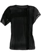 Rick Owens Lilies Sheer T-shirt - Black