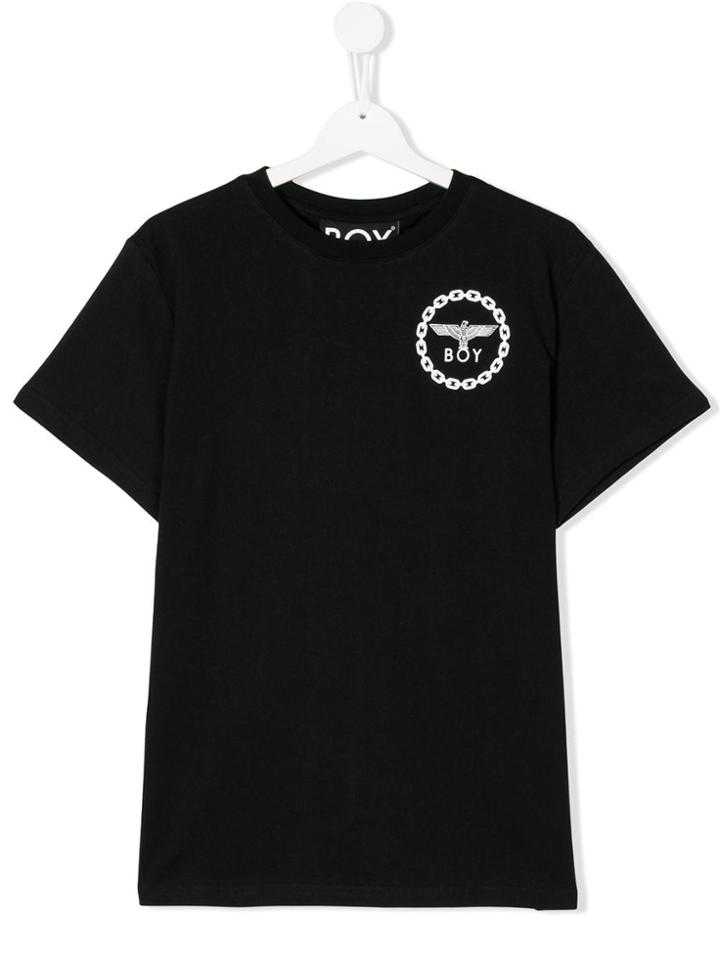 Boy London Kids Eagle Print T-shirt - Black